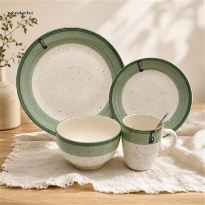 Yeşil Seramik Yemek Takımı