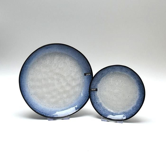 White And Blue Dinner Set